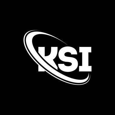 KSI logo. KSI letter. KSI letter logo design. Initials KSI logo linked with circle and uppercase monogram logo. KSI typography for technology, business and real estate brand.