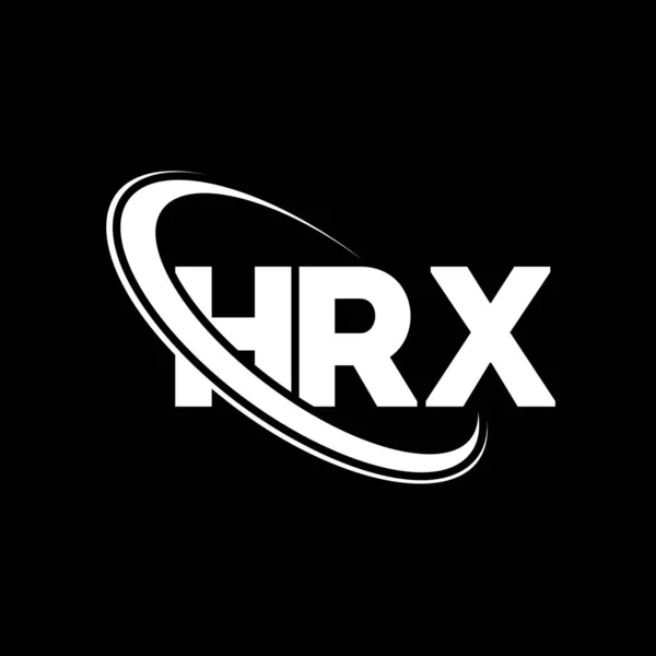 HRX logosu. HRX mektubu. HRX harfli logo tasarımı. Çember ve büyük harfli monogram logosuna bağlı baş harfler HRX logosu. Teknoloji, iş ve emlak markası için HRX tipografisi.