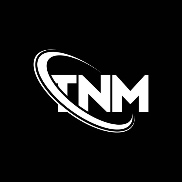 Logo Tnm Lettera Tnm Design Del Logo Della Lettera Tnm — Vettoriale Stock