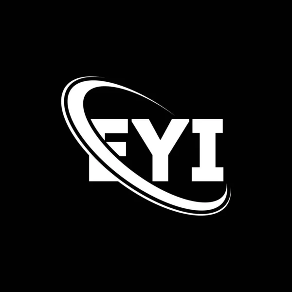 Логотип Eyi Письмо Глаз Дизайн Логотипа Eyi Логотип Eyi Связан — стоковый вектор