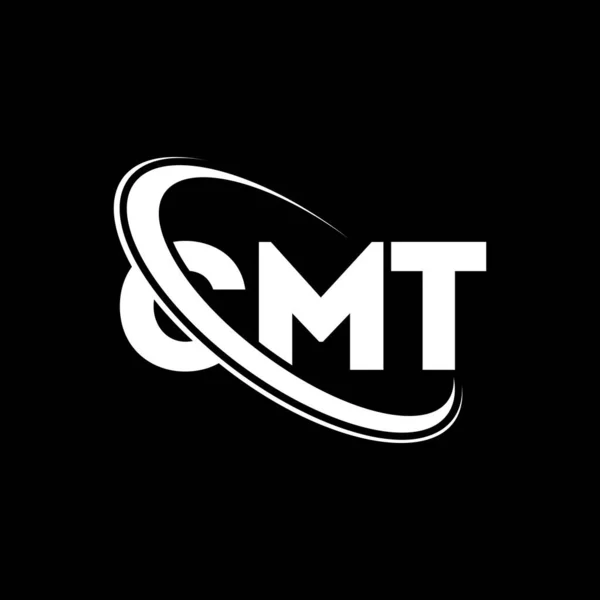 Logo Cmt Carta Cmt Diseño Del Logotipo Letra Cmt Inicial — Vector de stock