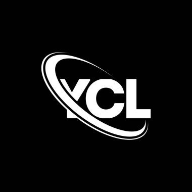 YCL logosu. YCL harfi. YCL harf logosu tasarımı. Çember ve büyük harfli monogram logosuyla birleştirilmiş YCL logosu. Teknoloji, iş ve emlak markası için YCL tipografisi.
