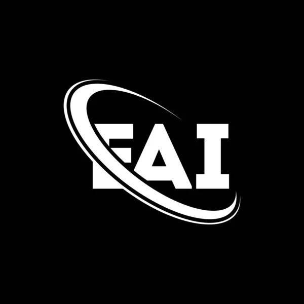 Logo Eai Carta Eai Diseño Del Logotipo Carta Eai Logotipo — Vector de stock