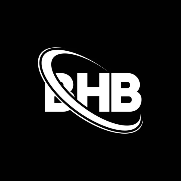 Logo Bhb Bhb Dopis Návrh Loga Bhb Iniciály Bhb Logo — Stockový vektor