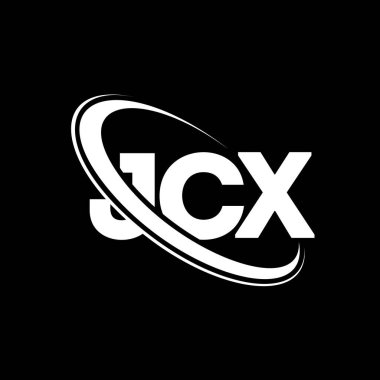 JCX logosu. JCX mektubu. JCX harfli logo tasarımı. Çember ve büyük harfli monogram logosuna bağlı JCX logosu. Teknoloji, iş ve emlak markası için JCX tipografisi.