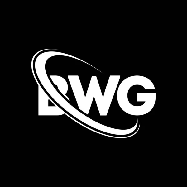 Bwg Logo Bwg Brief Bwg Letter Logo Ontwerp Initialen Bwg — Stockvector