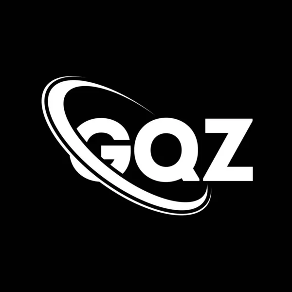 Λογότυπο Gqz Γράμμα Gqz Σχεδιασμός Λογότυπου Γραμμάτων Gqz Αρχικό Λογότυπο — Διανυσματικό Αρχείο