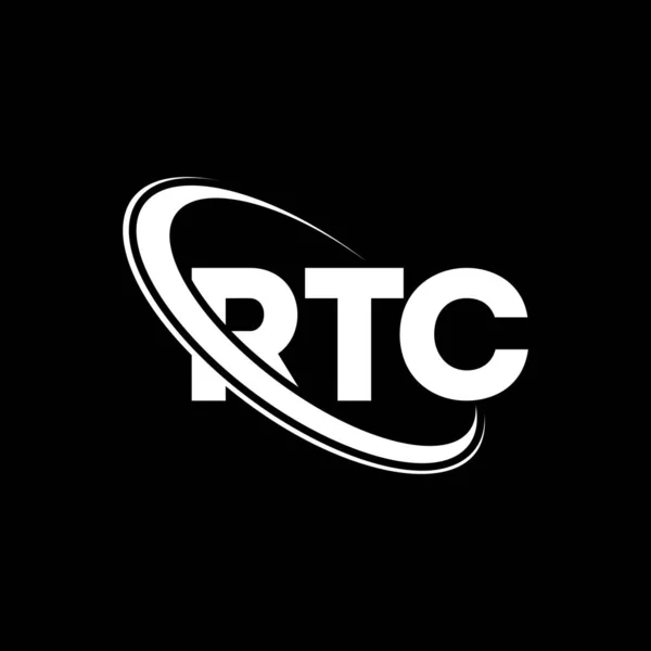 Logotipo Rtc Carta Rtc Diseño Del Logotipo Letra Rtc Logotipo — Vector de stock