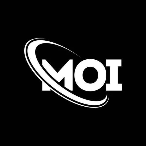 Logo Moi Lettre Mmœ Moi Lettre Logo Design Initiales Logo — Image vectorielle