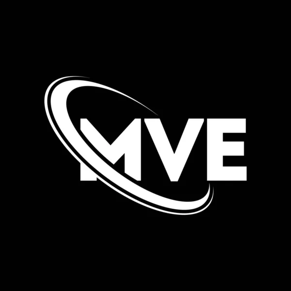 Logo Mve Carta Mve Diseño Del Logotipo Letra Mve Logo — Vector de stock
