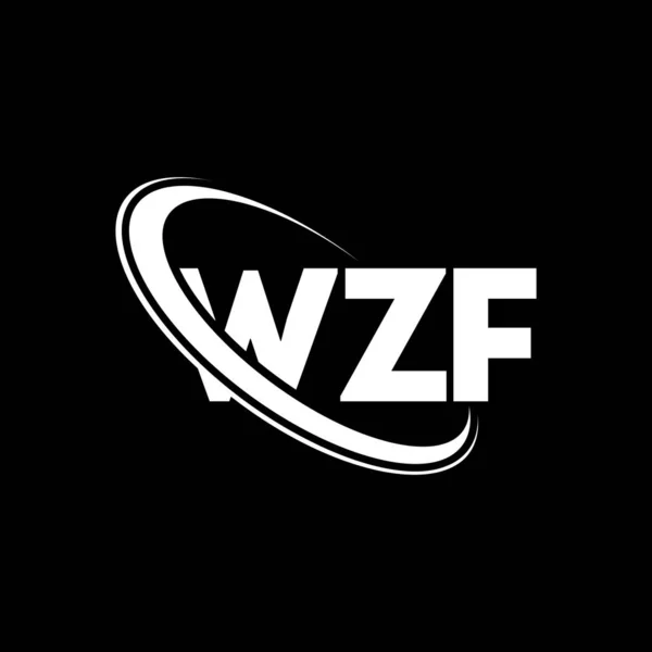 Logotipo Wzf Carta Wzf Wzf Letra Logotipo Design Iniciais Logotipo — Vetor de Stock