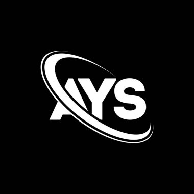 AYS logo. AYS letter. AYS letter logo design. Initials AYS logo linked with circle and uppercase monogram logo. AYS typography for technology, business and real estate brand.