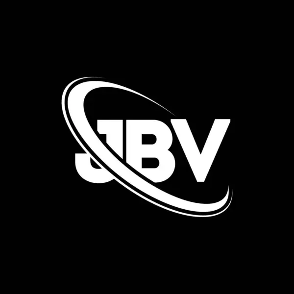 Logo Jbv Carta Jbv Diseño Del Logotipo Letra Jbv Logo — Archivo Imágenes Vectoriales