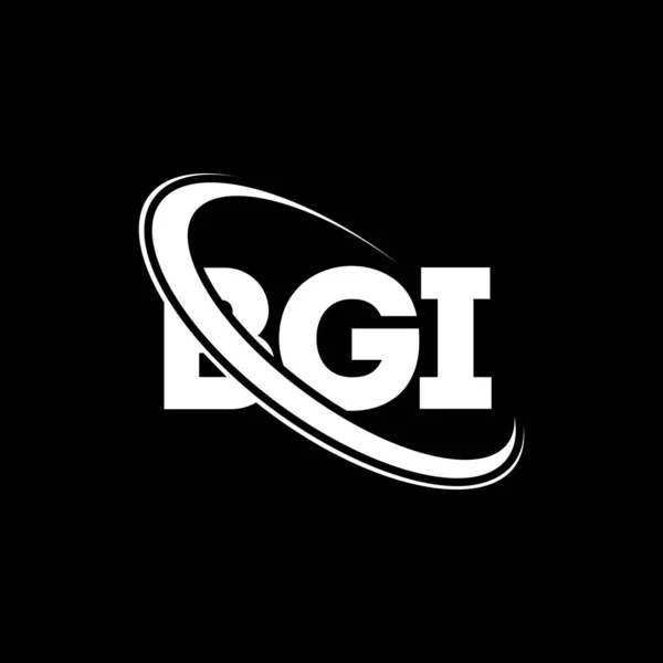 Логотип Бгі Bgi Лист Bgi Дизайн Логотипу Початки Логотипу Bgi — стоковий вектор