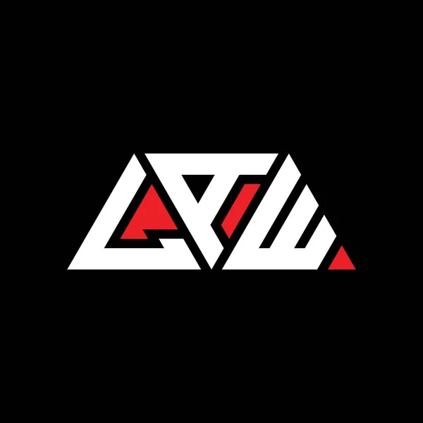 Law Triangle Letter Logo Design Triangle Shape Law Triangle Logo — Stock Vector