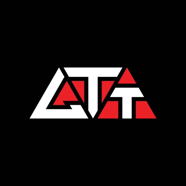Ltt Трикутний Дизайн Логотипом Букви Формою Трикутника Конструкція Логотипу Ltt — стоковий вектор
