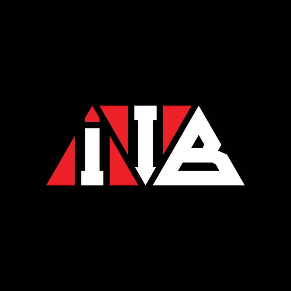 Iib Trójkątny Wzór Logo Litery Kształcie Trójkąta Logo Trójkąta Iib — Wektor stockowy