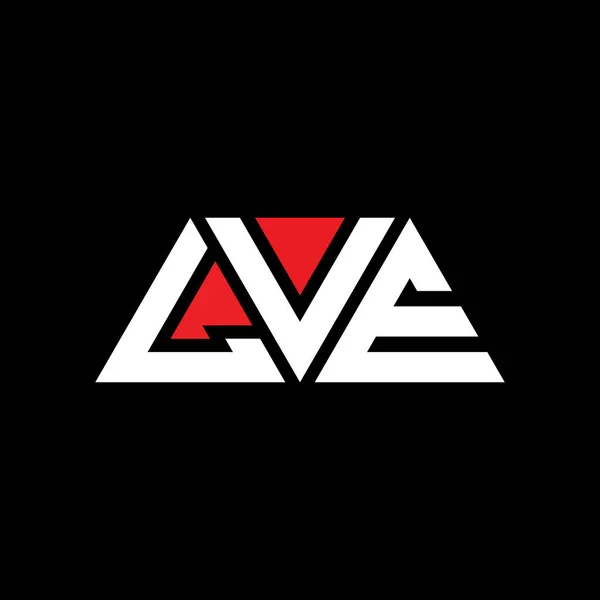 Diseño Del Logotipo Letra Del Triángulo Lve Con Forma Triángulo — Archivo Imágenes Vectoriales