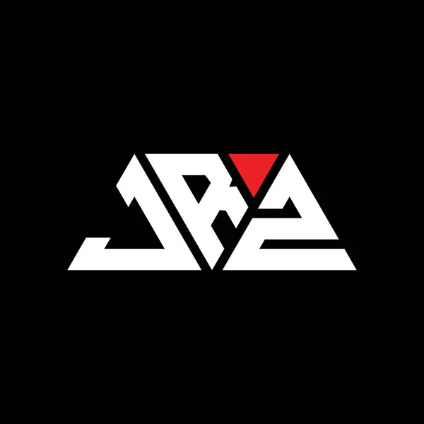 Jrz Triangle Lettre Logo Design Avec Forme Triangle Monogramme Jrz — Image vectorielle