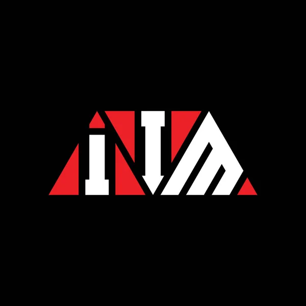 Design Del Logo Lettera Triangolo Iim Con Forma Triangolo Monogramma — Vettoriale Stock