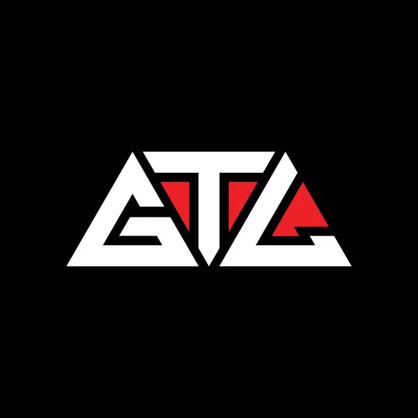Дизайн Логотипу Трикутника Gtl Формою Трикутника Gtl Трикутник Дизайн Логотипу — стоковий вектор