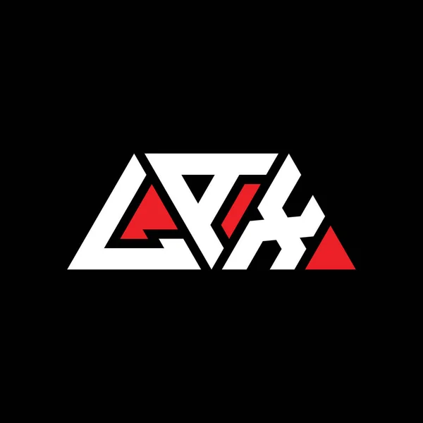 Lax Triangel Bokstav Logotyp Design Med Triangel Form Lax Triangel — Stock vektor