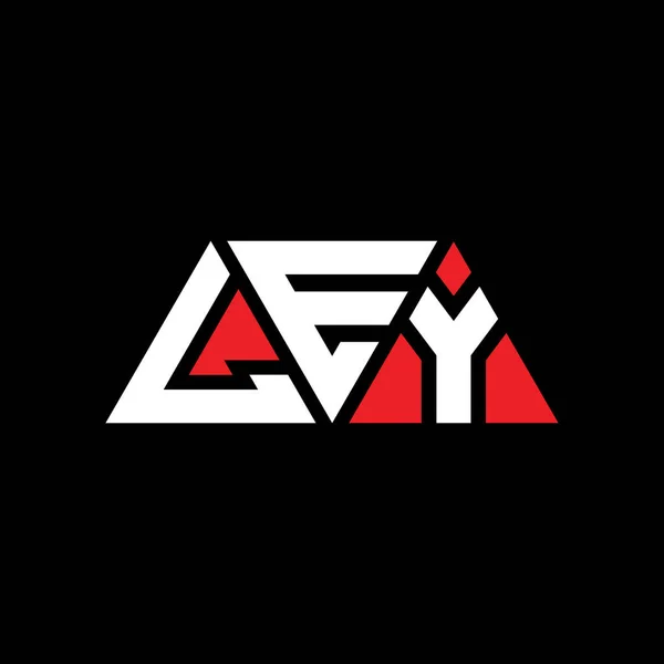 Ley三角形の文字のロゴデザイン三角形 Ley三角形のロゴデザインモノグラム Ley三角形ベクトルのロゴテンプレート Ley三角形のロゴシンプル エレガントで豪華なロゴ — ストックベクタ