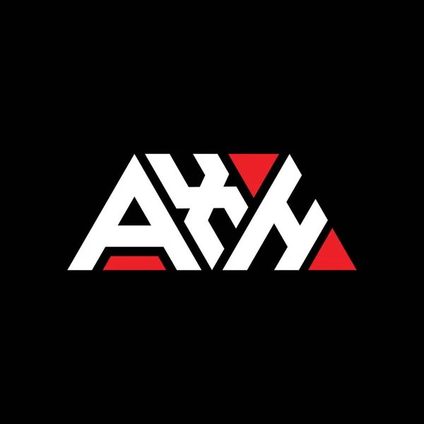 Axh Triangle Lettre Logo Design Avec Forme Triangle Axh Logo — Image vectorielle