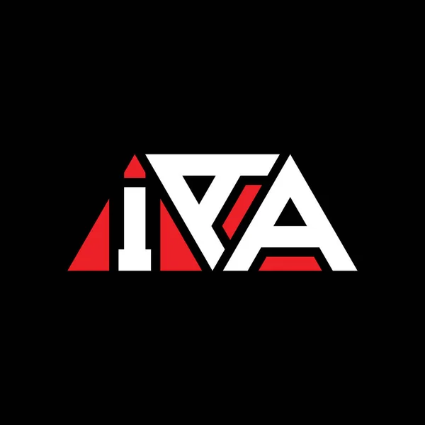 Iaa Dreieck Buchstabenlogo Design Mit Dreiecksform Iaa Dreieck Logo Monogramm — Stockvektor
