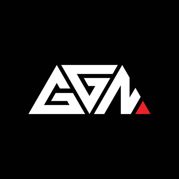 Diseño Del Logotipo Letra Del Triángulo Ggn Con Forma Triángulo — Archivo Imágenes Vectoriales