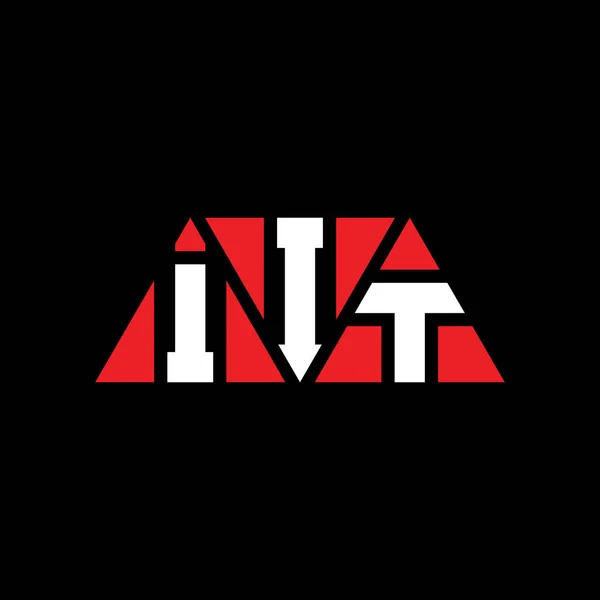 Iit Triangolo Lettera Logo Design Con Forma Triangolo Monogramma Design — Vettoriale Stock