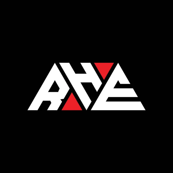 Rhe Triangle Letter Logo Design Triangle Shape Rhe Triangle Logo — Stock Vector