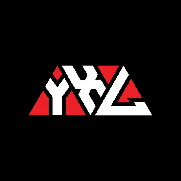 Diseño Logotipo Letra Triangular Yxl Con Forma Triángulo Diseño Del — Archivo Imágenes Vectoriales