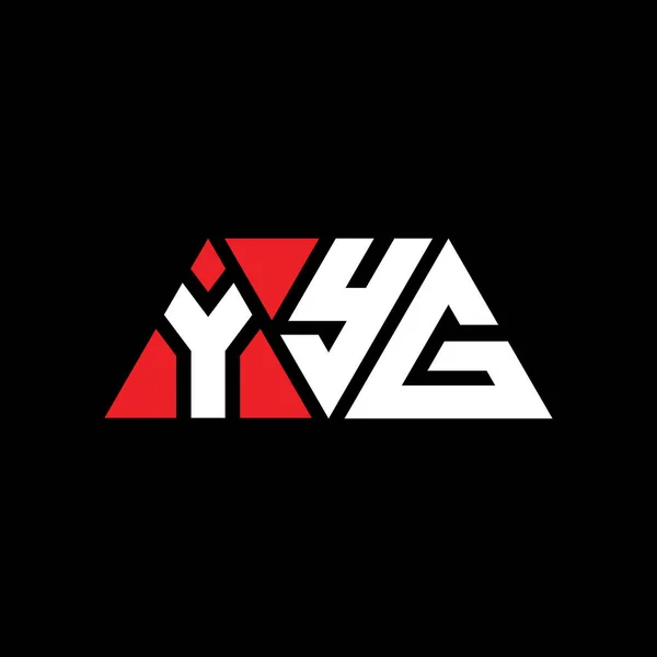Logo Trójkątnego Trójkąta Yyg Kształcie Trójkąta Logo Trójkąta Yyg Projekt — Wektor stockowy