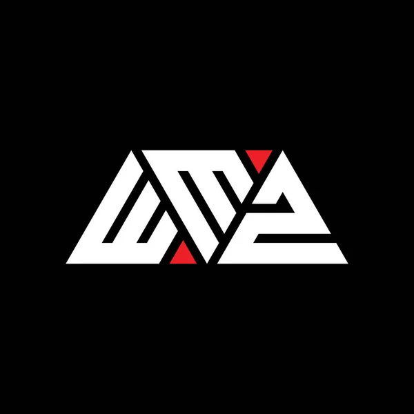 Diseño Del Logotipo Letra Triángulo Wmz Con Forma Triángulo Monograma — Archivo Imágenes Vectoriales