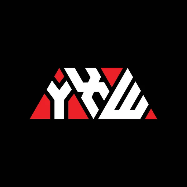 Diseño Del Logotipo Letra Triangular Yxw Con Forma Triángulo Monograma — Archivo Imágenes Vectoriales