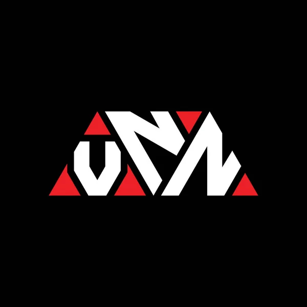 Design Logotipo Letra Triângulo Vnn Com Forma Triângulo Monograma Projeto — Vetor de Stock