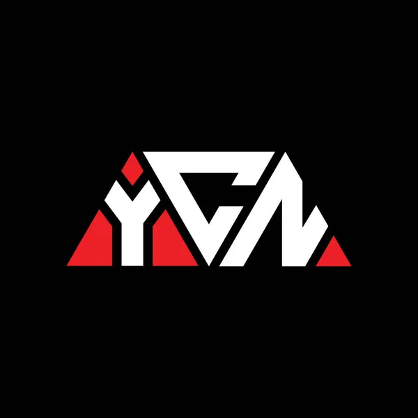 Дизайн Логотипа Треугольника Ycn Треугольной Формой Монограмма Логотипом Треугольника Ycn — стоковый вектор