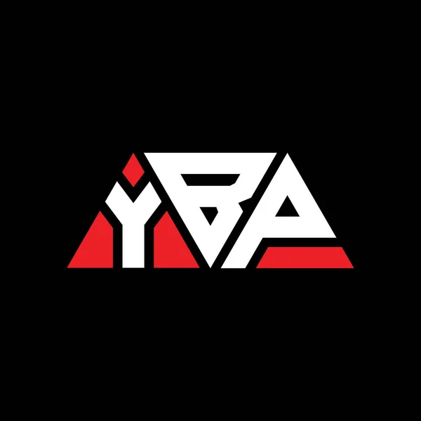 Diseño Del Logotipo Letra Del Triángulo Ybp Con Forma Triángulo — Archivo Imágenes Vectoriales