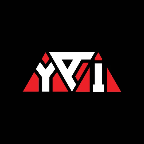 Logo Trójkątnego Trójkąta Yai Kształcie Trójkąta Logo Trójkąta Yai Projekt — Wektor stockowy