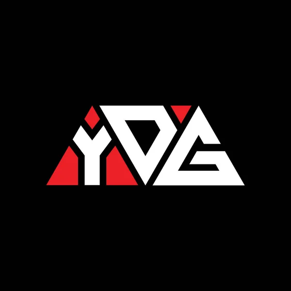 Diseño Del Logotipo Letra Del Triángulo Ydg Con Forma Triángulo — Archivo Imágenes Vectoriales