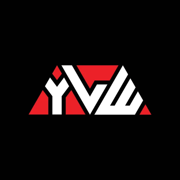 Діаграма Літер Ylw Трикутної Форми Монограма Логотипу Ylw Трикутника Вектор — стоковий вектор