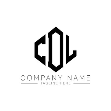 CDL letter logo design with polygon shape. CDL polygon and cube shape logo design. CDL hexagon vector logo template white and black colors. CDL monogram, business and real estate logo.