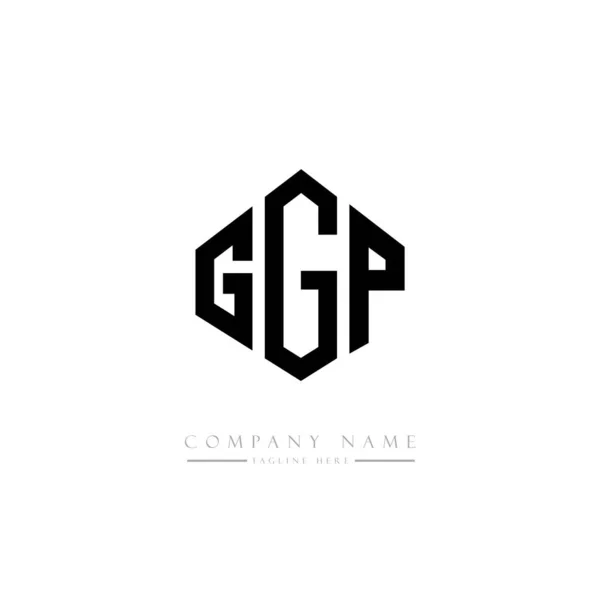 Ggp字母初始标识模板设计向量 — 图库矢量图片