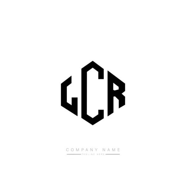 Lcr Lettre Initiale Modèle Logo Vecteur Conception — Image vectorielle