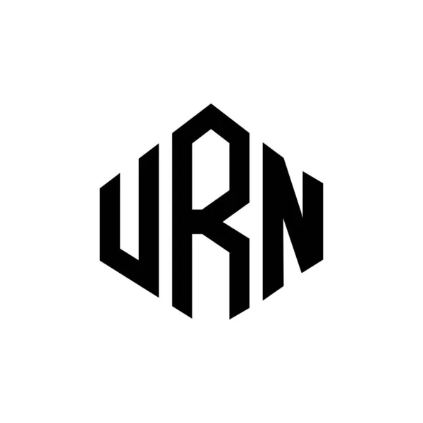다각형 Url 디자인 Urn 폴리곤 정육면체 디자인 Urn 헥사곤 주형은 — 스톡 벡터