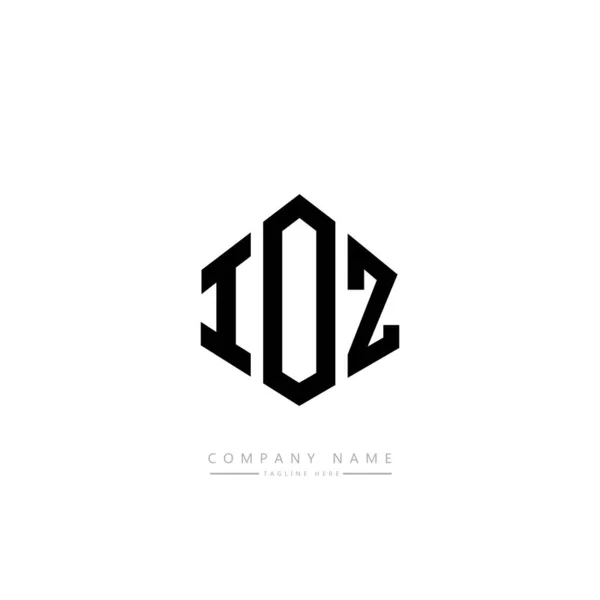Διάνυσμα Αρχικού Προτύπου Λογότυπου Γράμματος Ioz — Διανυσματικό Αρχείο