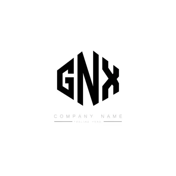 Gnx字母初始标识模板设计向量 — 图库矢量图片