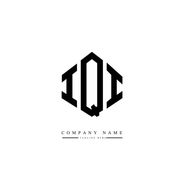 Iqi Γράμμα Αρχικό Πρότυπο Λογότυπο Διάνυσμα Σχεδιασμού — Διανυσματικό Αρχείο