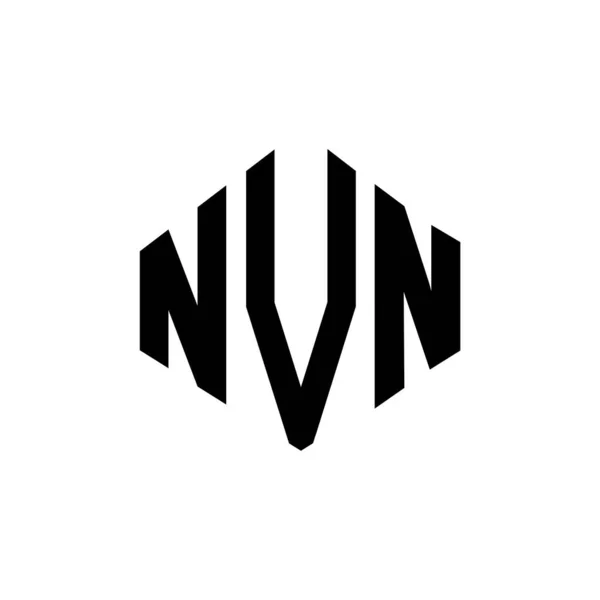 Σχεδιασμός Λογότυπου Γραμμάτων Nvn Σχήμα Πολυγώνου Σχεδιασμός Λογότυπου Από Πολύγωνο — Διανυσματικό Αρχείο